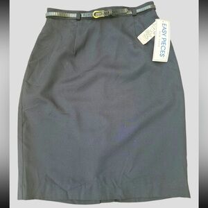 Vintage Women’s 80s/90s Easy Pieces Black Skirt NWT size 8